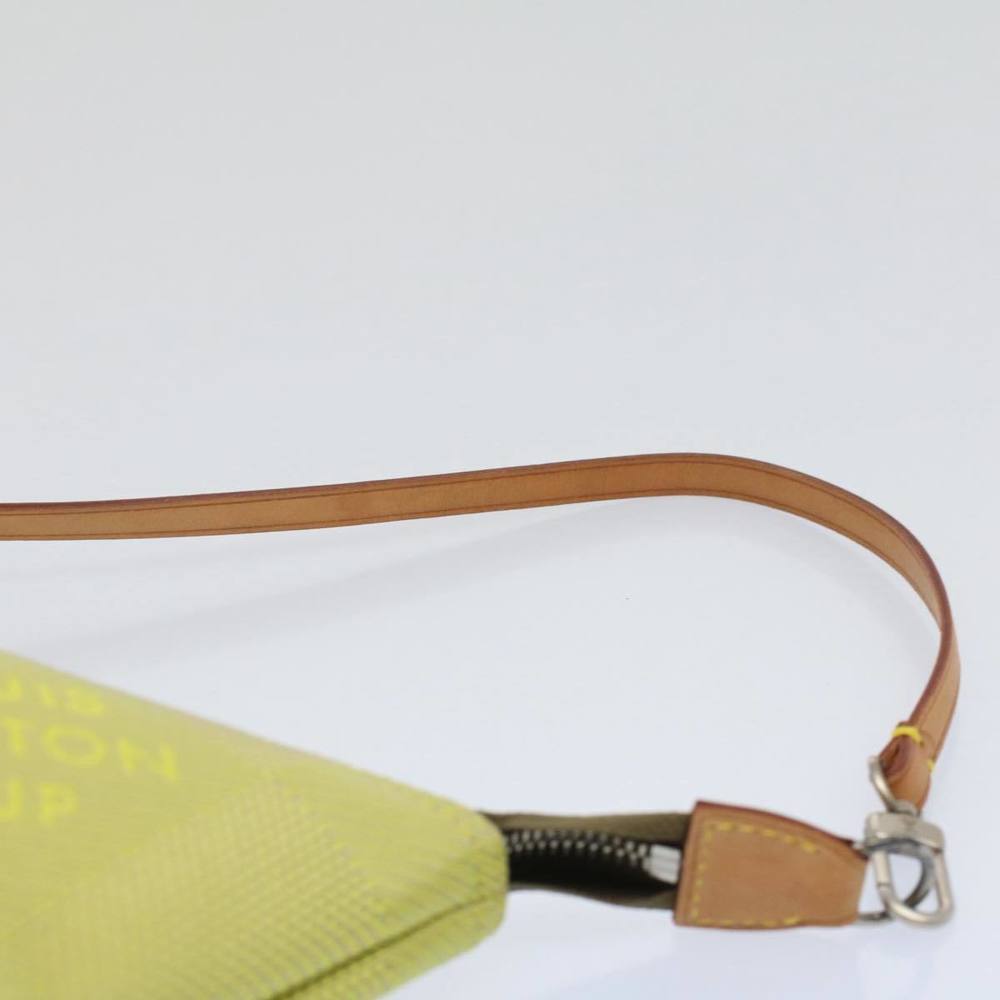 LOUIS VUITTON Damier Geant Attached Pouch Yellow LV Auth ar10593B - Picture 8 of 16